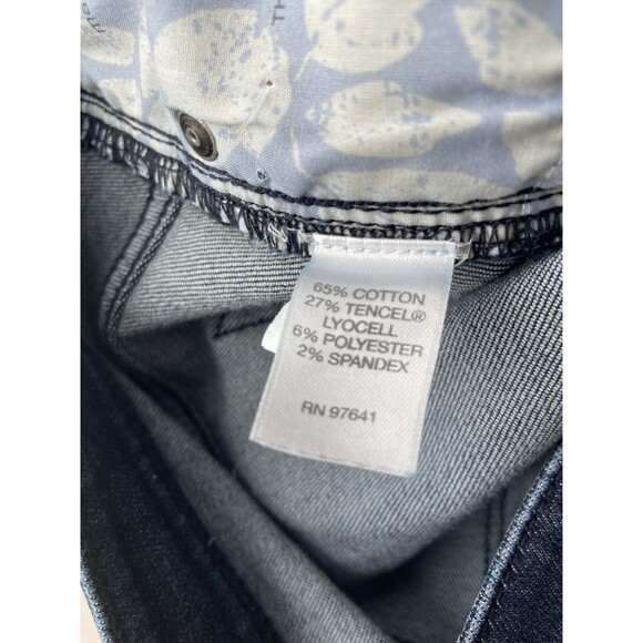 J. Jill Jeans Womens Size 10 Authentic Fit Slim Leg Dark Wash Basic Minimalist - Picture 5 of 8